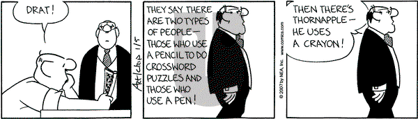 The Born Loser on Friday February 2, 2007 Comic Strip