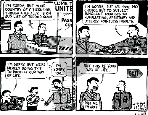 Ted Rall on Saturday June 15, 2002 Comic Strip