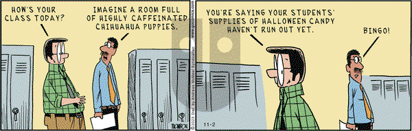 Grand Avenue on Thursday November 2, 2023 Comic Strip