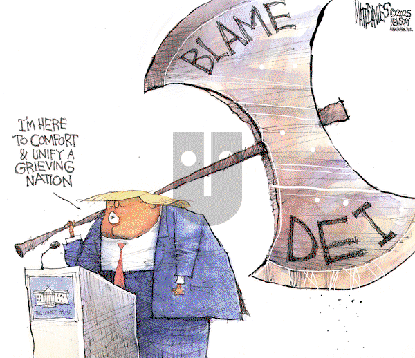 Matt Davies on Friday January 31, 2025 Comic Strip