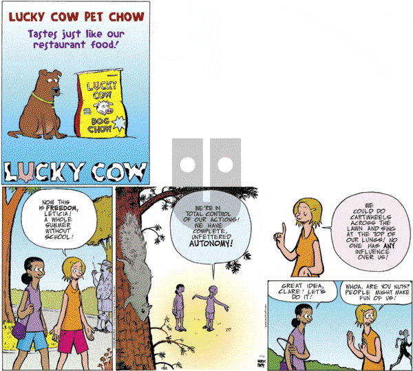 Lucky Cow on Friday September 22, 2006 Comic Strip