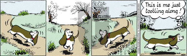 Fred Basset on Friday April 17, 2020 Comic Strip