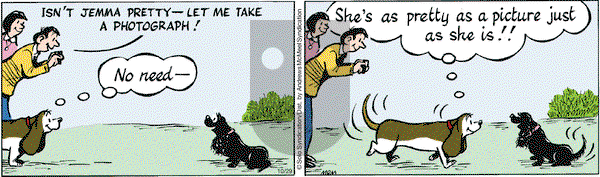 Fred Basset on Monday October 29, 2018 Comic Strip