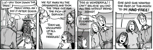 For Better or For Worse on Tuesday January 26, 1999 Comic Strip