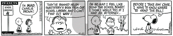 Peanuts on Friday October 27, 1972 Comic Strip