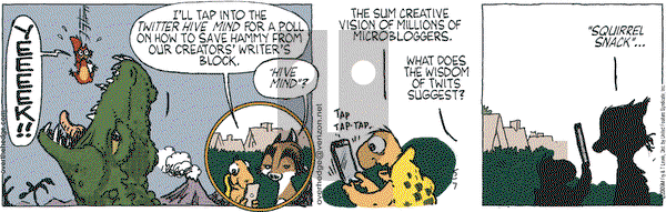 Over the Hedge on Thursday May 7, 2009 Comic Strip