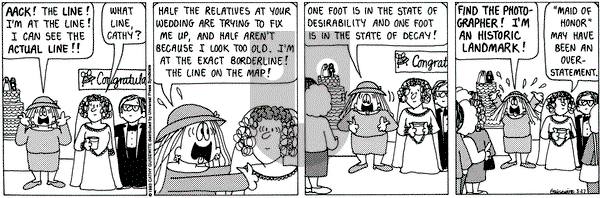 Cathy Classics on Saturday March 27, 1993 Comic Strip