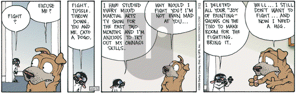 Get Fuzzy on Monday July 13, 2009 Comic Strip
