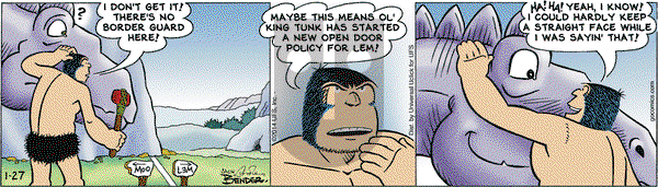 Alley Oop on Monday January 27, 2014 Comic Strip
