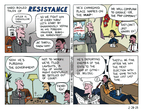 Ted Rall on Wednesday February 26, 2025 Comic Strip