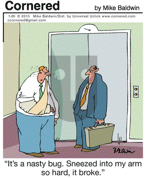 Cornered on Tuesday January 20, 2015 Comic Strip