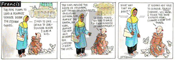 Francis - Thursday September 26, 2024 Comic Strip