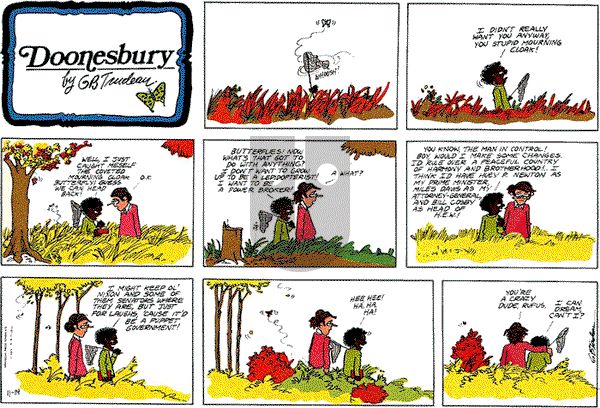 Doonesbury on Sunday November 14, 1971 Comic Strip
