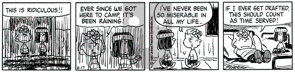 Peanuts on Monday June 17, 1985 Comic Strip