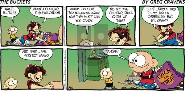 The Buckets on Sunday October 29, 2017 Comic Strip