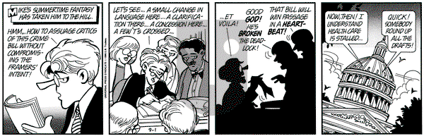 Doonesbury on Thursday September 1, 1994 Comic Strip