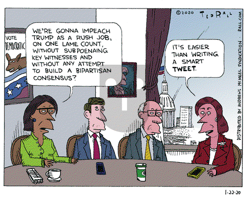 Ted Rall on Wednesday January 22, 2020 Comic Strip