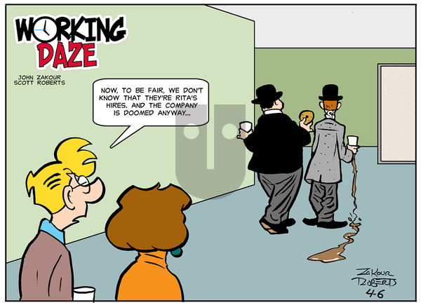 Working Daze on Sunday April 6, 2025 Comic Strip