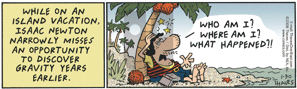 Frank and Ernest on Wednesday January 30, 2008 Comic Strip