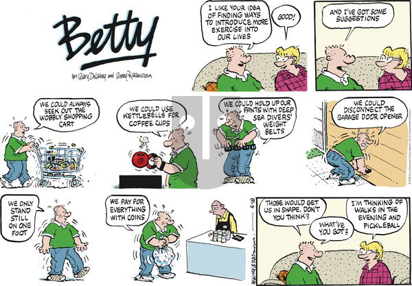 Betty on Sunday May 18, 2025 Comic Strip