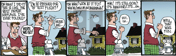 Monty on Monday April 8, 2019 Comic Strip