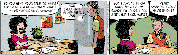 Luann on Thursday November 1, 2012 Comic Strip