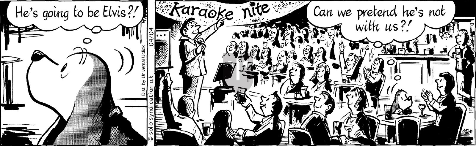 Fred Basset on Friday April 4, 2014 Comic Strip