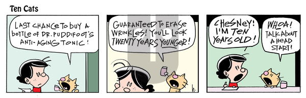 Ten Cats on Saturday May 3, 2025 Comic Strip
