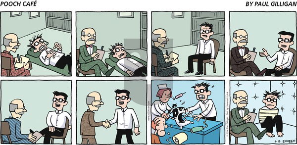 Pooch Cafe - Sunday January 19, 2014 Comic Strip