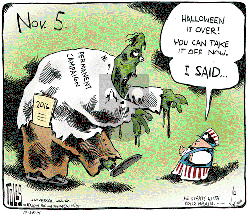 Tom Toles on Tuesday October 28, 2014 Comic Strip