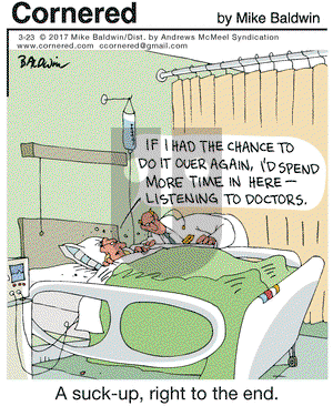 Cornered on Thursday March 23, 2017 Comic Strip
