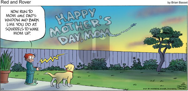 Red and Rover on Sunday May 9, 2021 Comic Strip