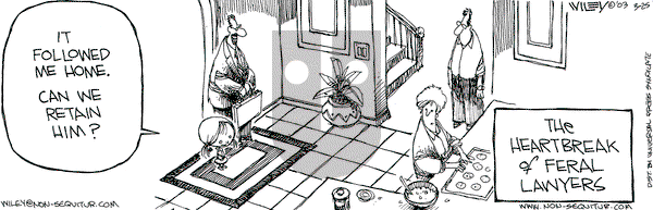 Non Sequitur on Tuesday March 25, 2003 Comic Strip