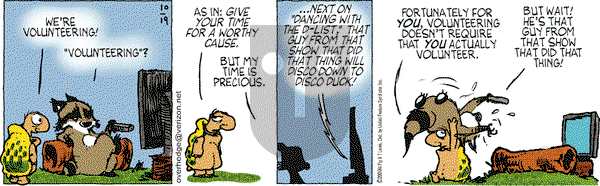 Over the Hedge on Monday October 19, 2009 Comic Strip