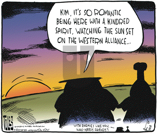 Tom Toles on Tuesday June 12, 2018 Comic Strip
