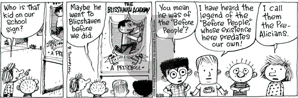 Cul de Sac on Monday May 26, 2008 Comic Strip