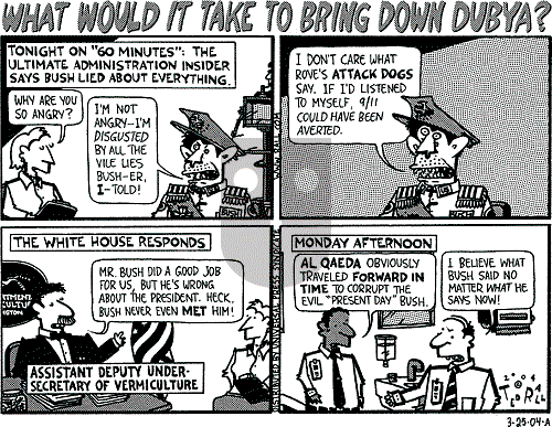 Ted Rall on Thursday March 25, 2004 Comic Strip