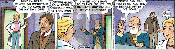 Alley Oop on Saturday April 14, 2018 Comic Strip