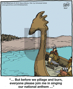 In the Bleachers on Monday March 25, 2013 Comic Strip