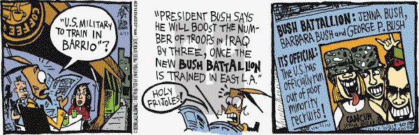 La Cucaracha on Tuesday April 11, 2006 Comic Strip