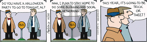 The Born Loser on Saturday October 30, 2010 Comic Strip