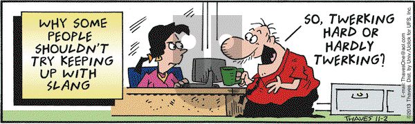 Frank and Ernest on Saturday November 2, 2013 Comic Strip