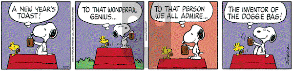 Peanuts on Wednesday December 31, 2025 Comic Strip
