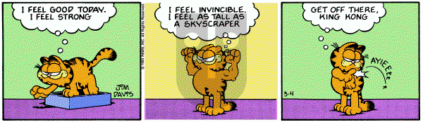 Garfield on Friday March 4, 1983 Comic Strip