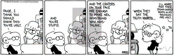FoxTrot on Friday June 4, 1993 Comic Strip