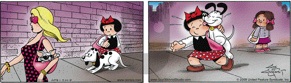 Nancy on Wednesday April 1, 2009 Comic Strip