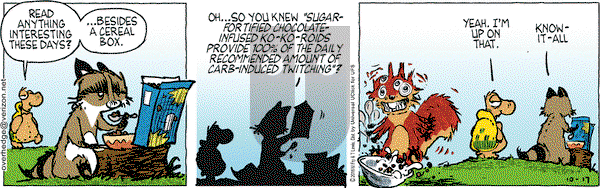 Over the Hedge on Monday October 17, 2016 Comic Strip