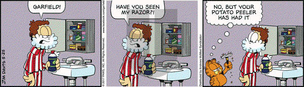 Garfield on Thursday May 25, 2017 Comic Strip