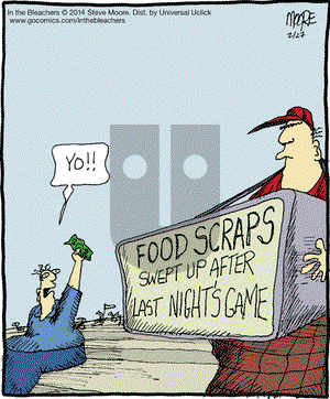 In the Bleachers on Thursday February 27, 2014 Comic Strip
