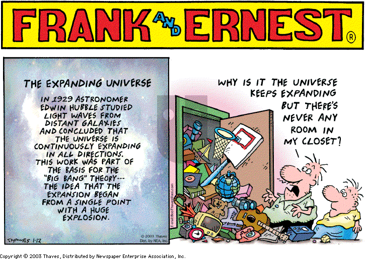 Frank and Ernest on Friday July 4, 2003 Comic Strip